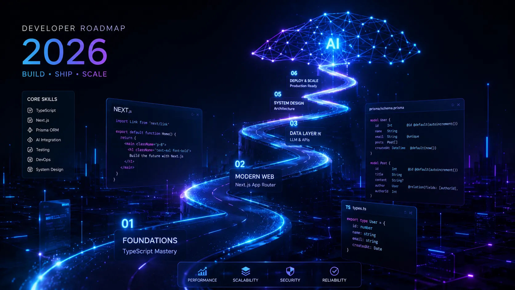 The Ultimate Web Development Roadmap for 2026: Mastering the AI Era