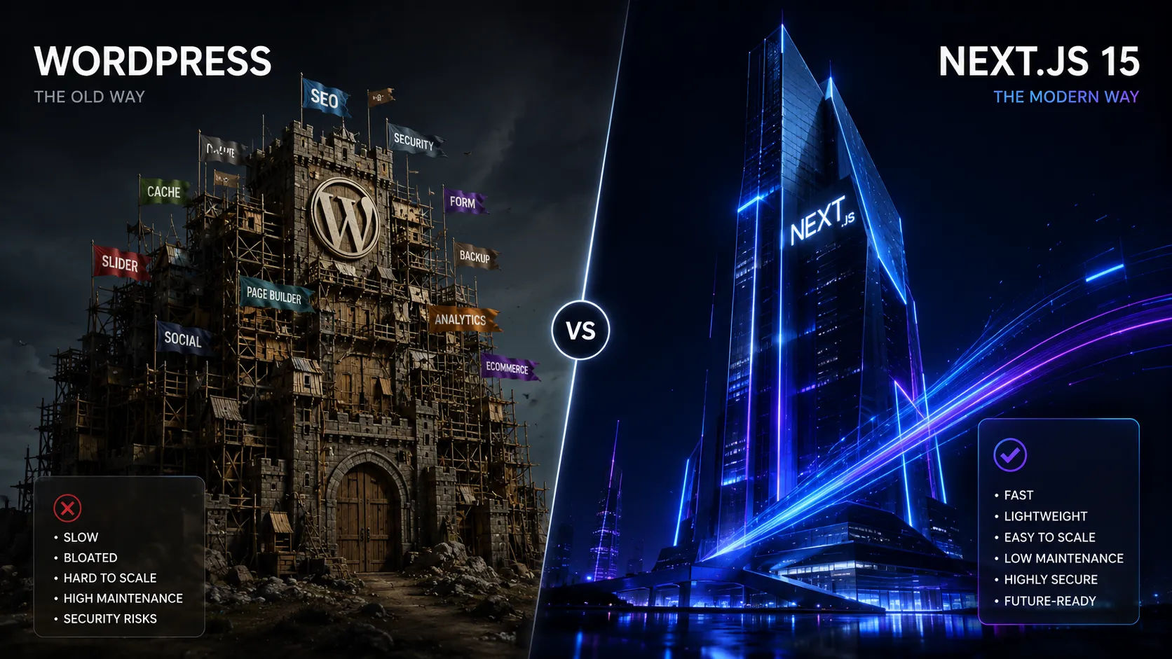 wordpress-vs-nextjs-15-why-i-built-my-professional-blog-with-a-custom-stack-in-2026
