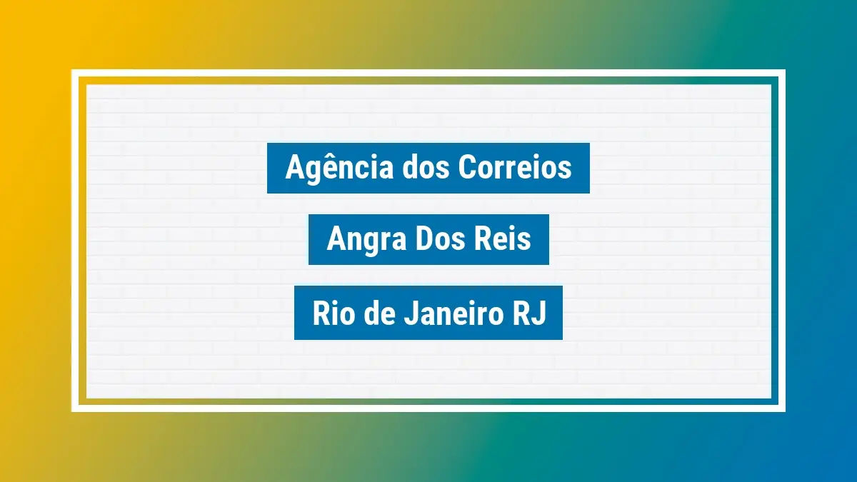 Imagem ilustrativa correios angra dos reis rio de janeiro rj