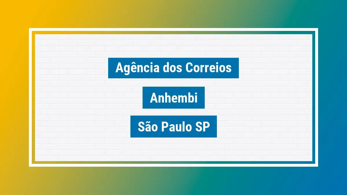 Imagem ilustrativa correios anhembi são paulo sp