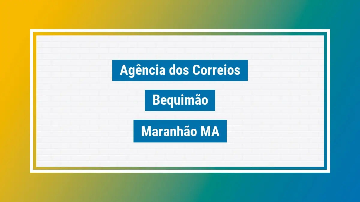 Imagem ilustrativa correios bequimão maranhão ma