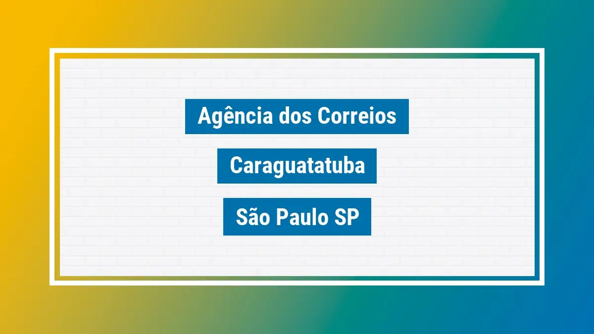 Imagem ilustrativa correios caraguatatuba são paulo sp