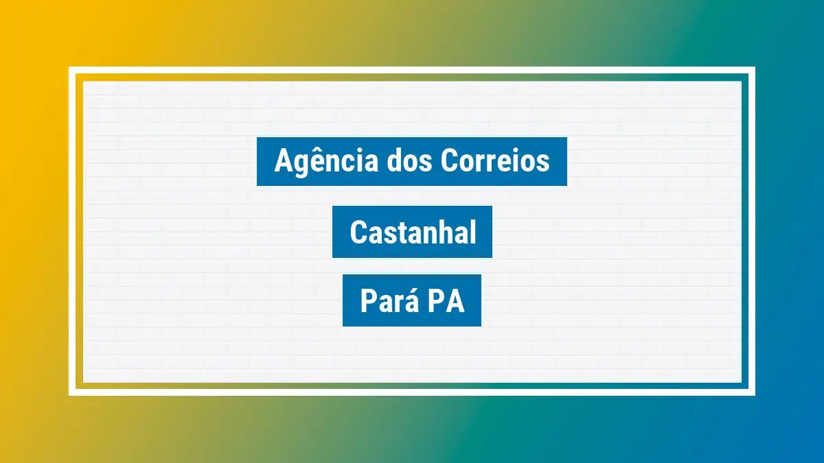 Imagem ilustrativa correios castanhal pará pa