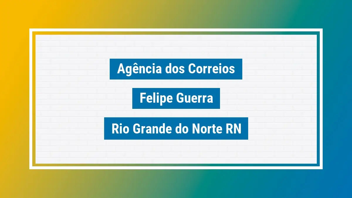 Imagem ilustrativa correios felipe guerra rio grande do norte rn