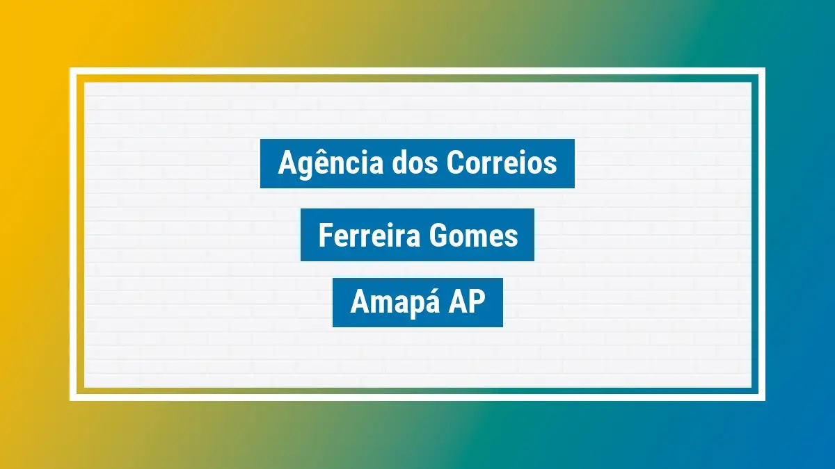 Imagem ilustrativa correios ferreira gomes amapá ap