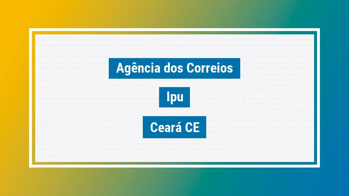 Imagem ilustrativa correios ipu ceará ce