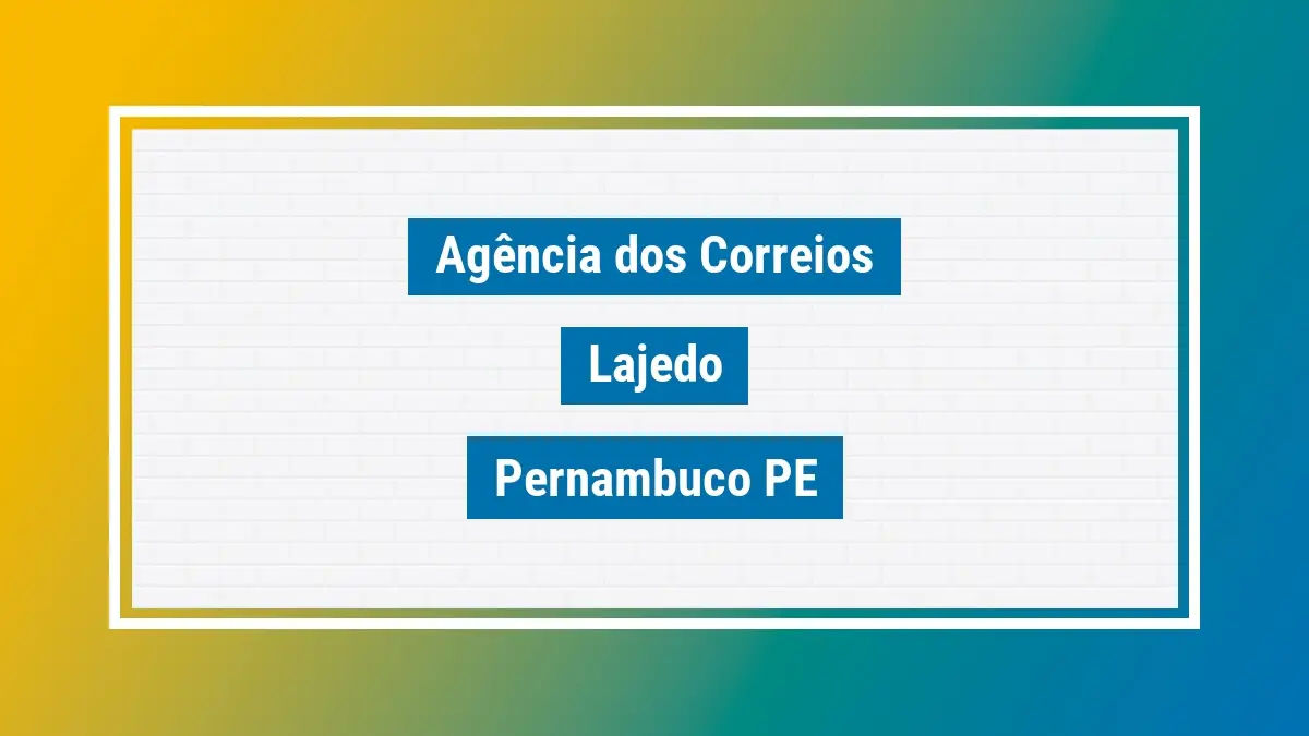 Imagem ilustrativa correios lajedo pernambuco pe