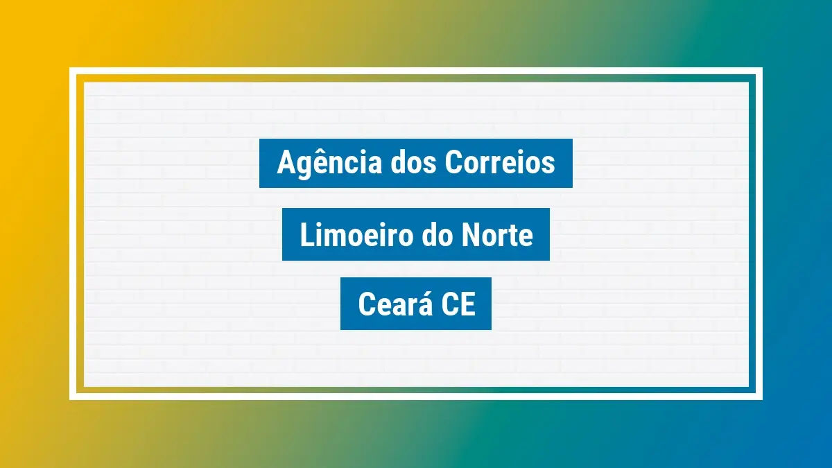 Imagem ilustrativa correios limoeiro do norte ceará ce