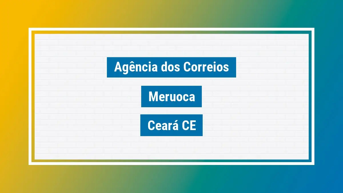 Imagem ilustrativa correios meruoca ceará ce