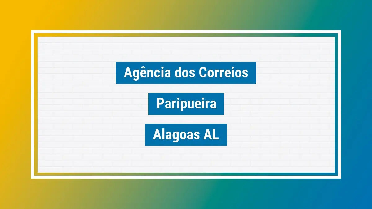 Imagem ilustrativa correios paripueira alagoas al