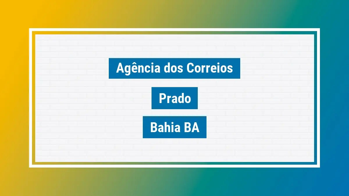 Imagem ilustrativa correios prado bahia ba