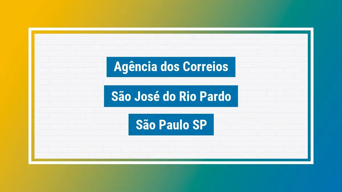 Imagem ilustrativa correios são josé do rio pardo são paulo sp
