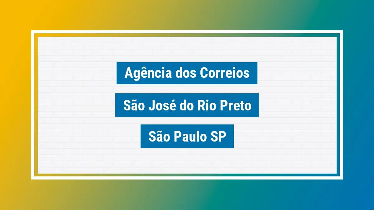 Imagem ilustrativa correios são josé do rio preto são paulo sp