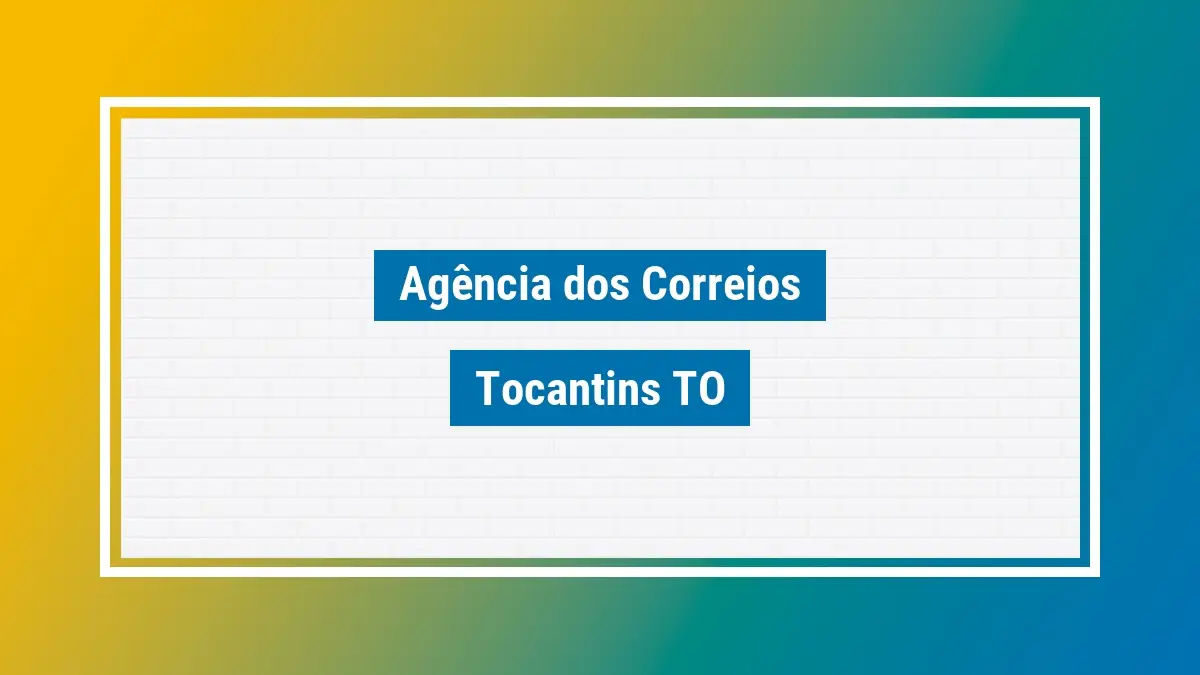 Imagem ilustrativa correios tocantins to