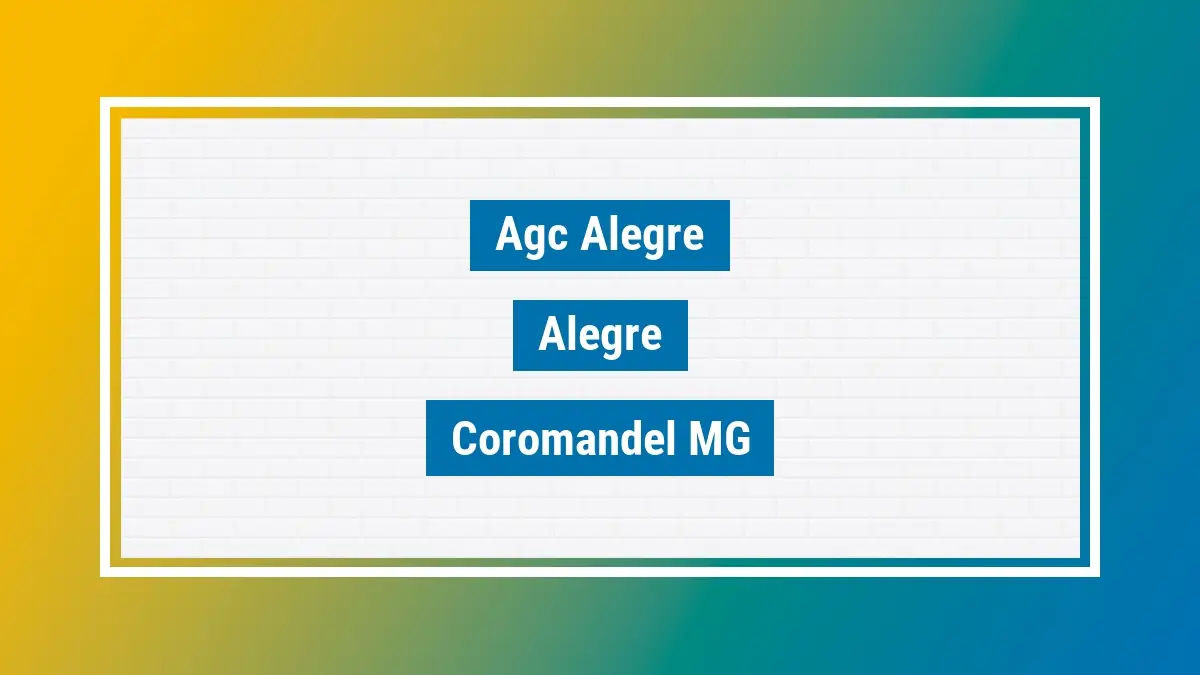 Imagem ilustrativa unidade de agência dos correios agc alegre alegre coromandel mg