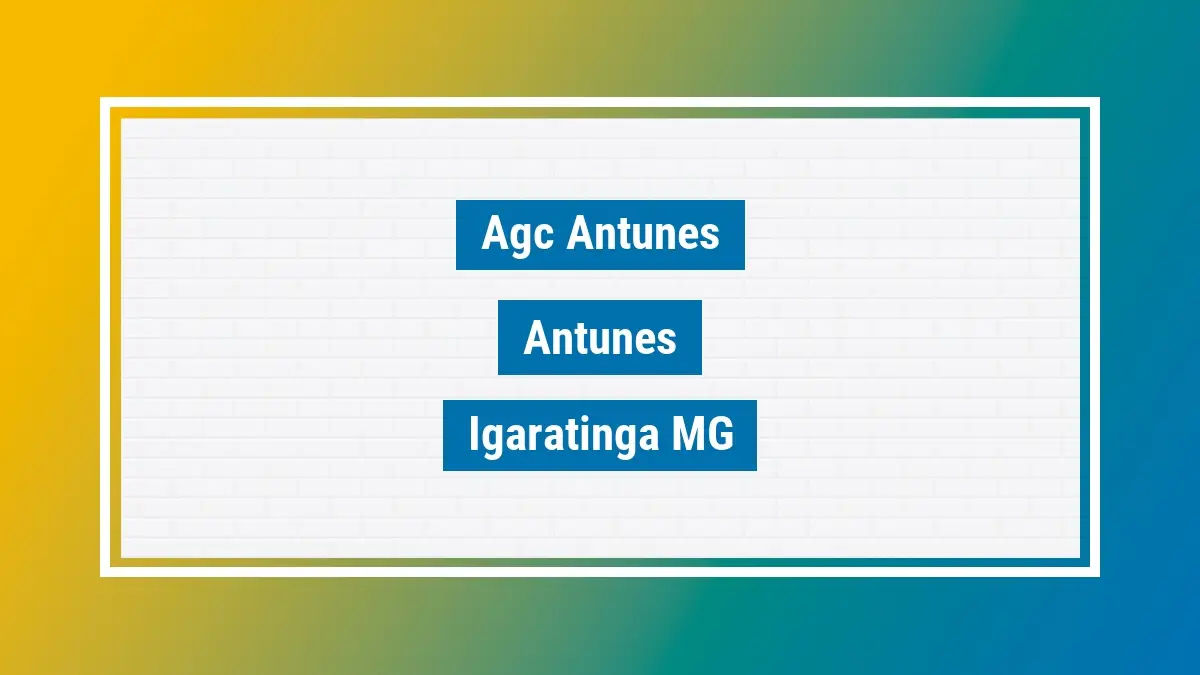 Imagem ilustrativa unidade de agência dos correios agc antunes antunes igaratinga mg