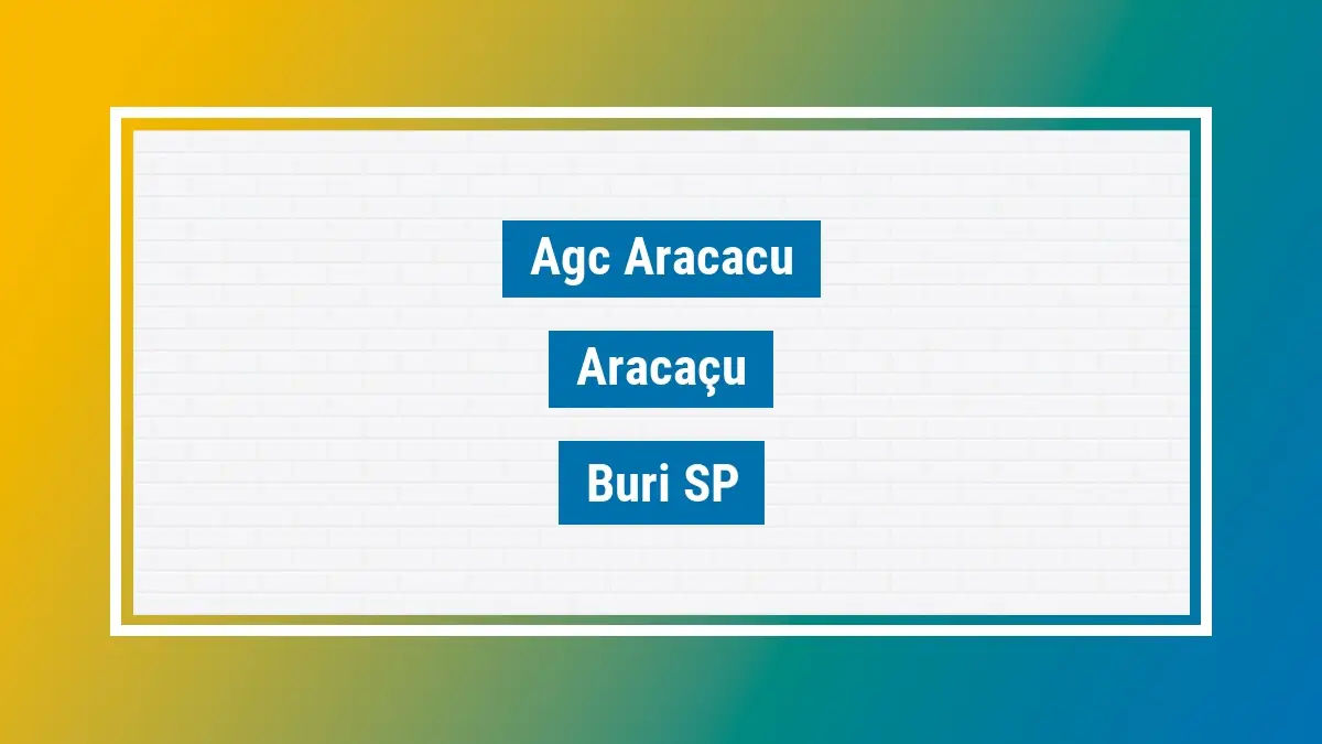 Imagem ilustrativa unidade de agência dos correios agc aracacu aracaçu buri sp