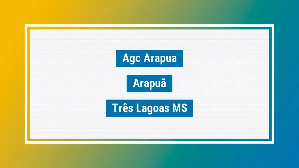 Imagem ilustrativa unidade de agência dos correios agc arapua arapuã três lagoas ms