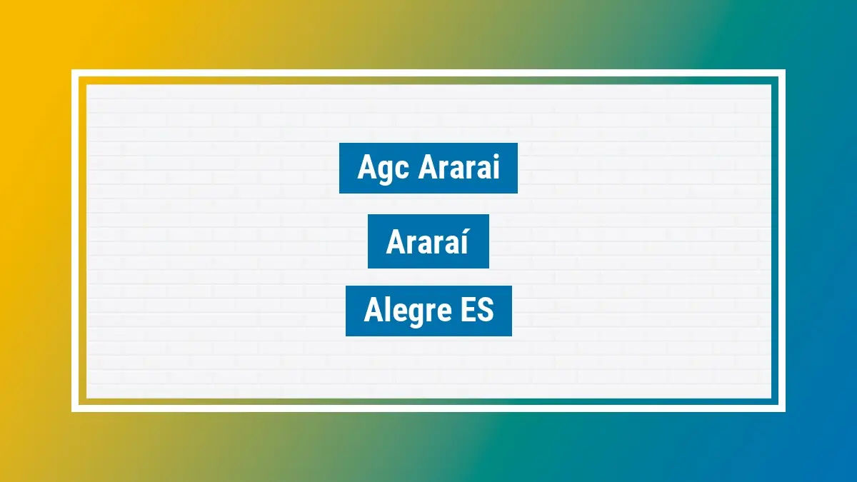 Imagem ilustrativa unidade de agência dos correios agc ararai araraí alegre es