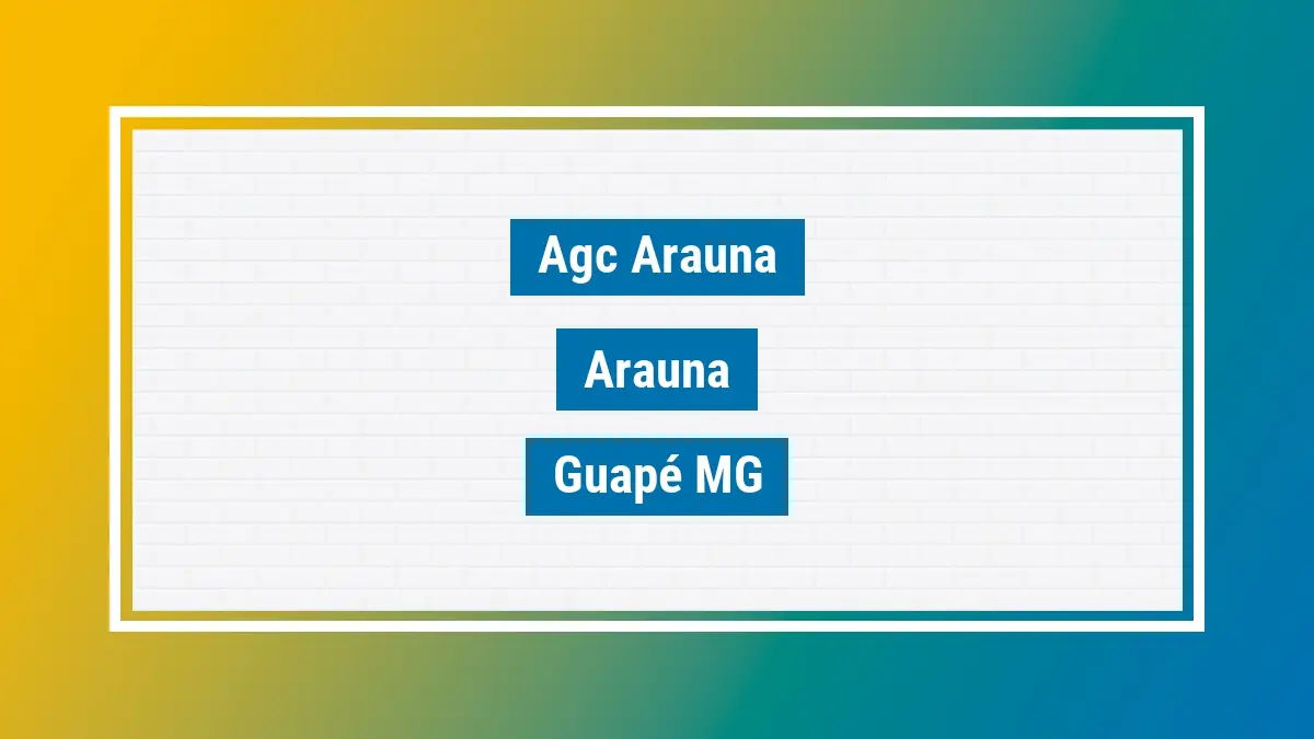 Imagem ilustrativa unidade de agência dos correios agc arauna arauna guapé mg