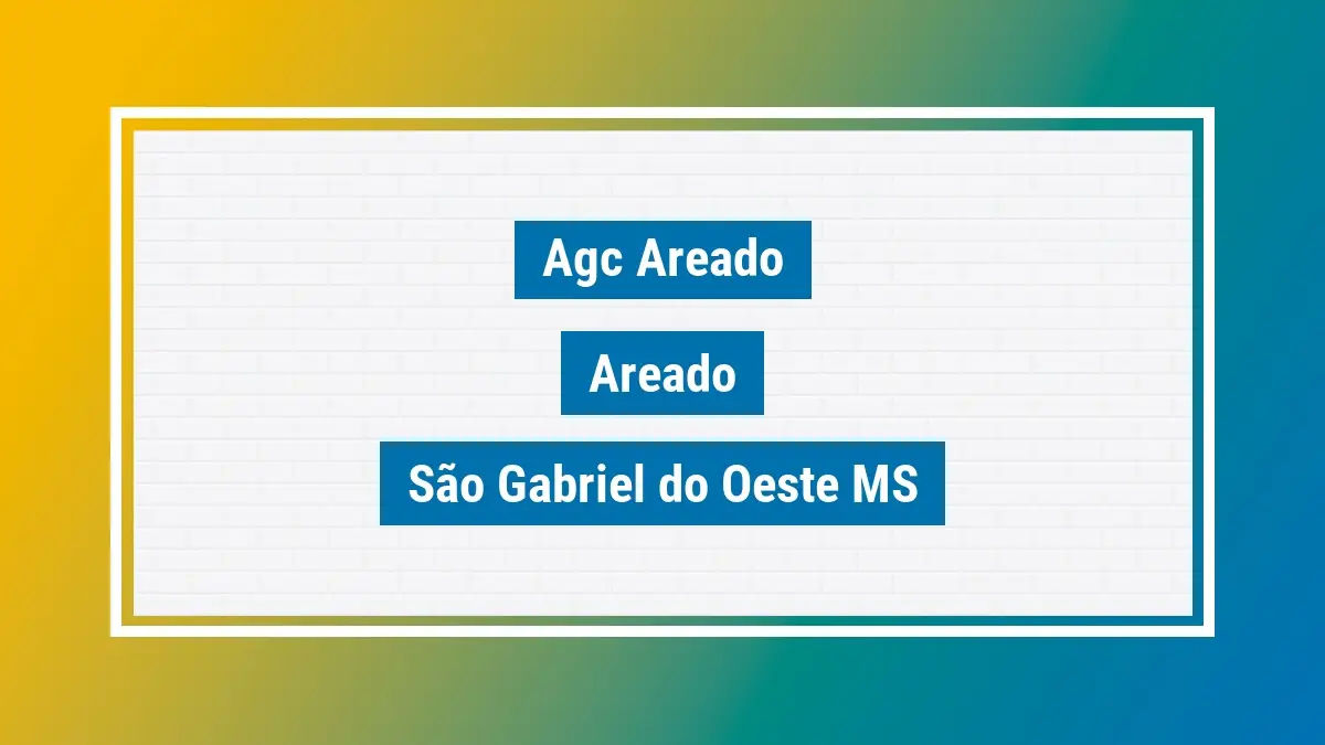 Imagem ilustrativa unidade de agência dos correios agc areado areado são gabriel do oeste ms