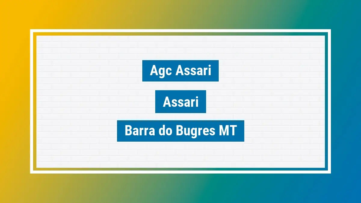 Imagem ilustrativa unidade de agência dos correios agc assari assari barra do bugres mt