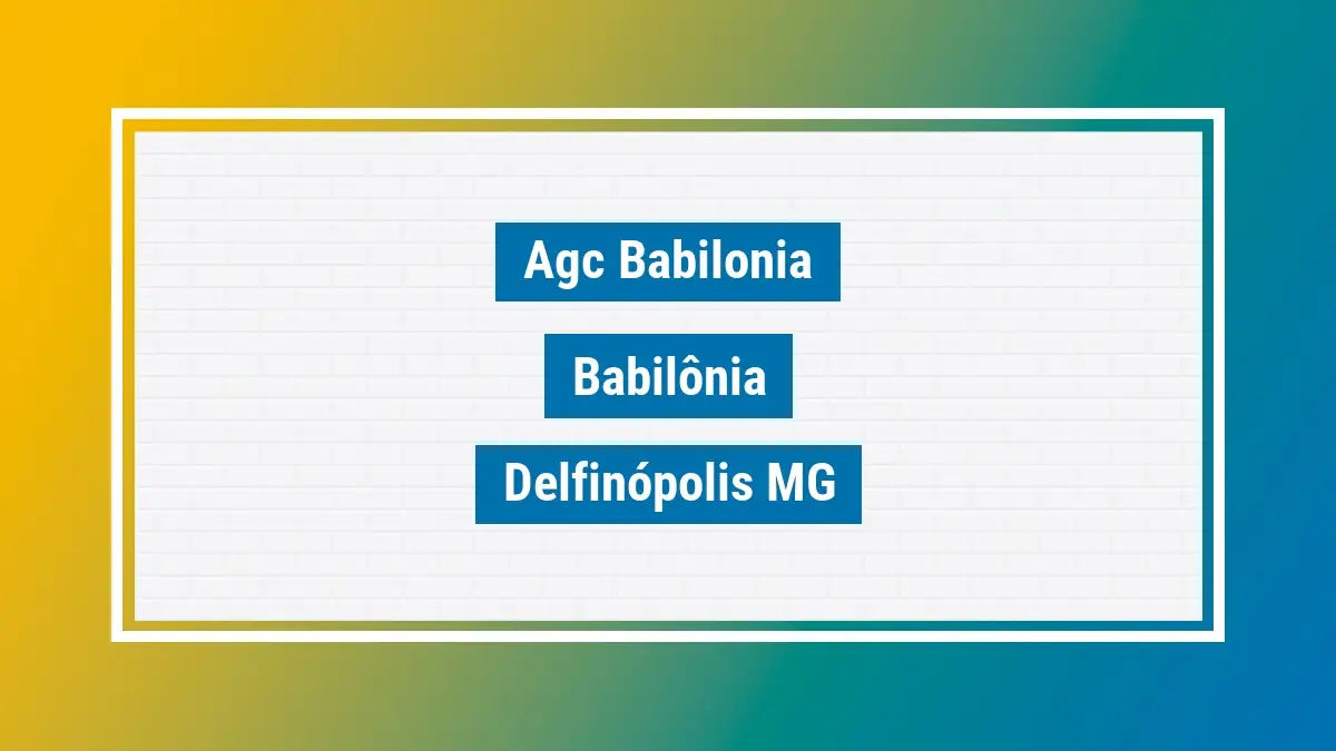 Imagem ilustrativa unidade de agência dos correios agc babilonia babilônia delfinópolis mg