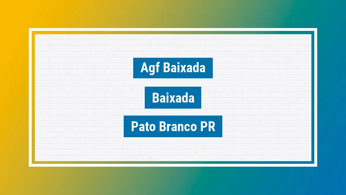 Imagem ilustrativa unidade de agência dos correios agf baixada baixada pato branco pr