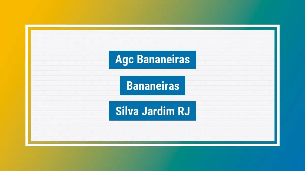 Imagem ilustrativa unidade de agência dos correios agc bananeiras bananeiras silva jardim rj