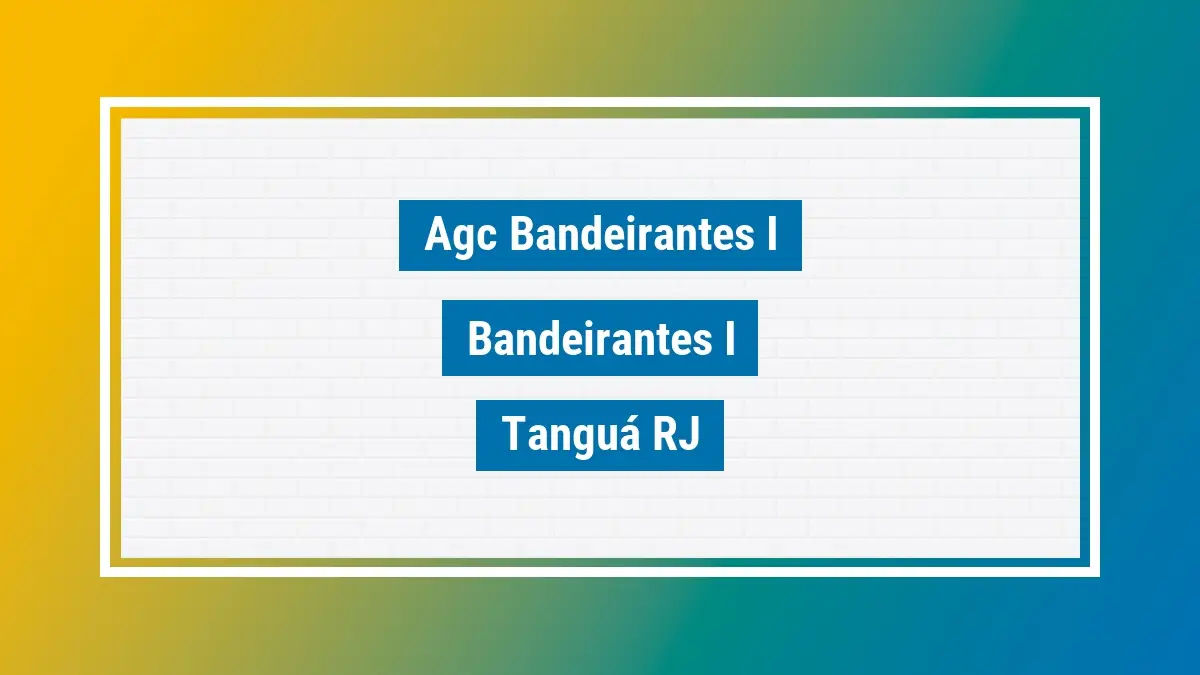 Imagem ilustrativa unidade de agência dos correios agc bandeirantes i bandeirantes i tanguá rj