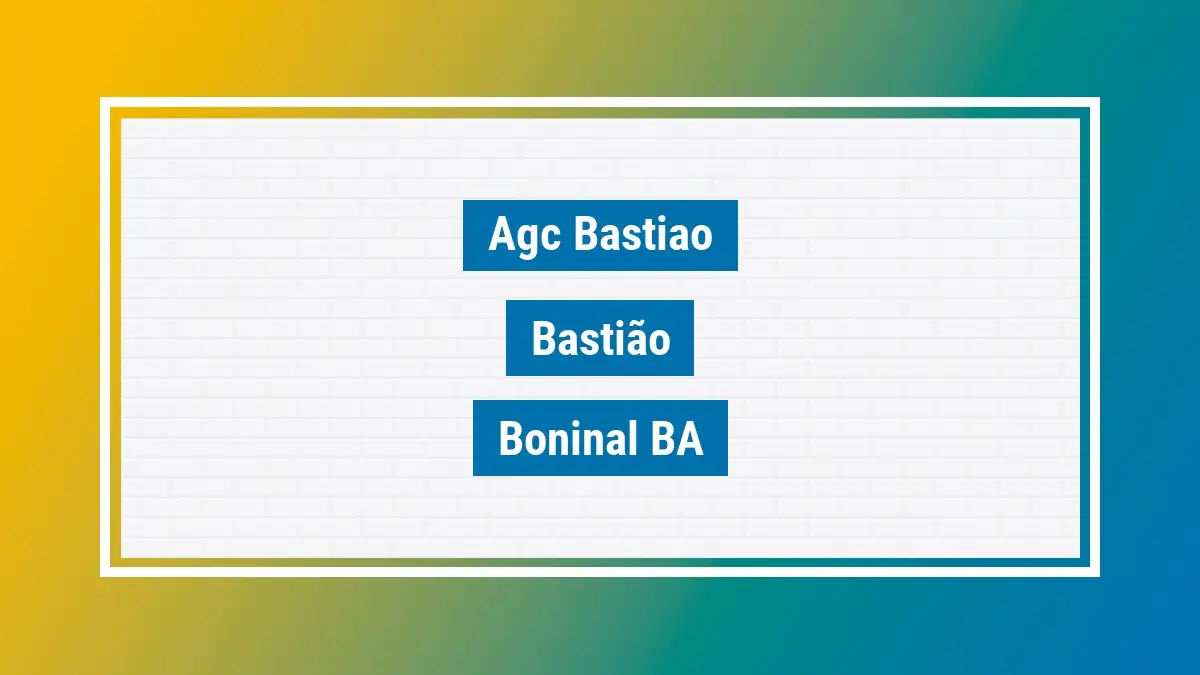 Imagem ilustrativa unidade de agência dos correios agc bastiao bastião boninal ba