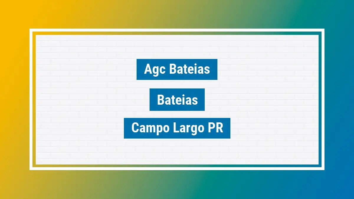 Imagem ilustrativa unidade de agência dos correios agc bateias bateias campo largo pr