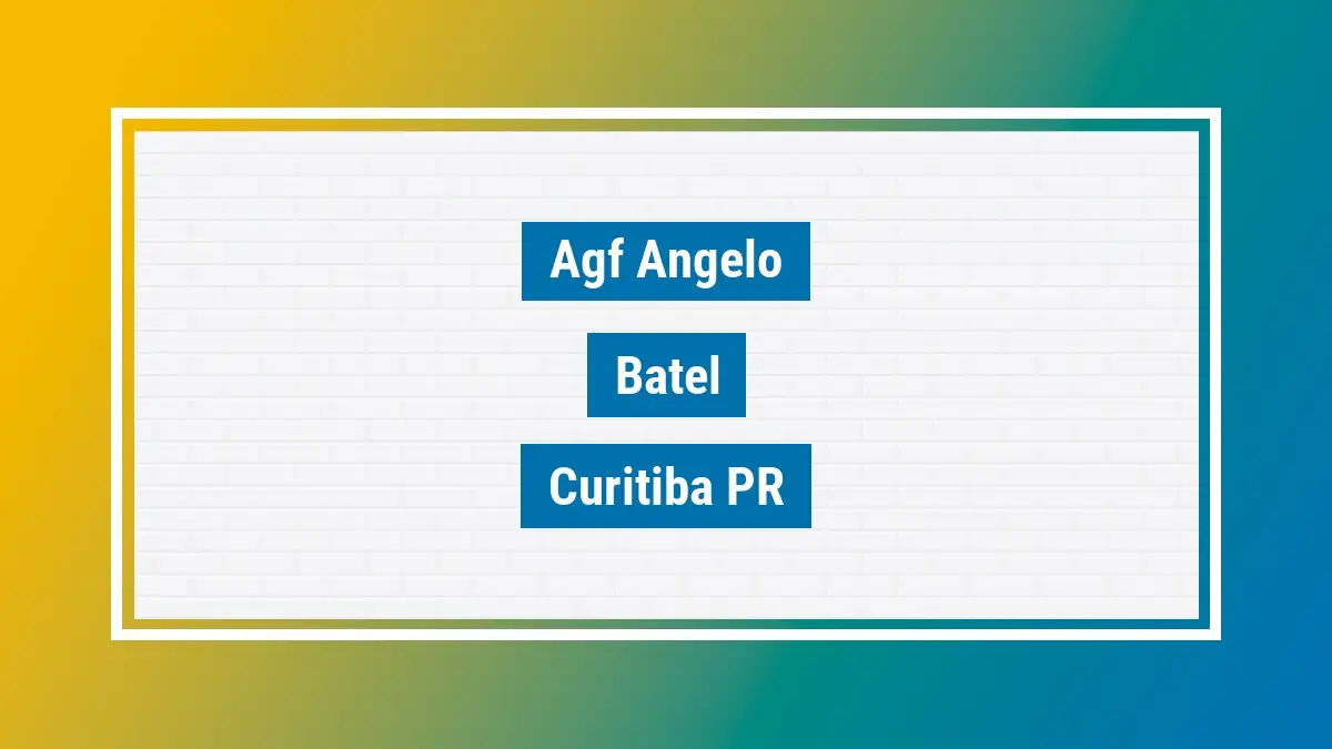 Imagem ilustrativa unidade de agência dos correios agf angelo batel curitiba pr