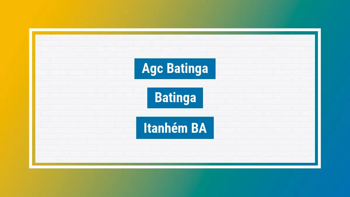 Imagem ilustrativa unidade de agência dos correios agc batinga batinga itanhém ba