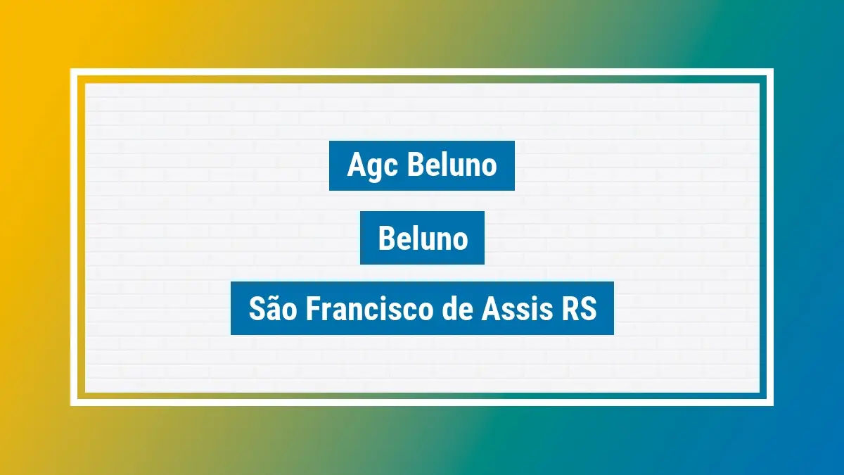 Imagem ilustrativa unidade de agência dos correios agc beluno beluno são francisco de assis rs