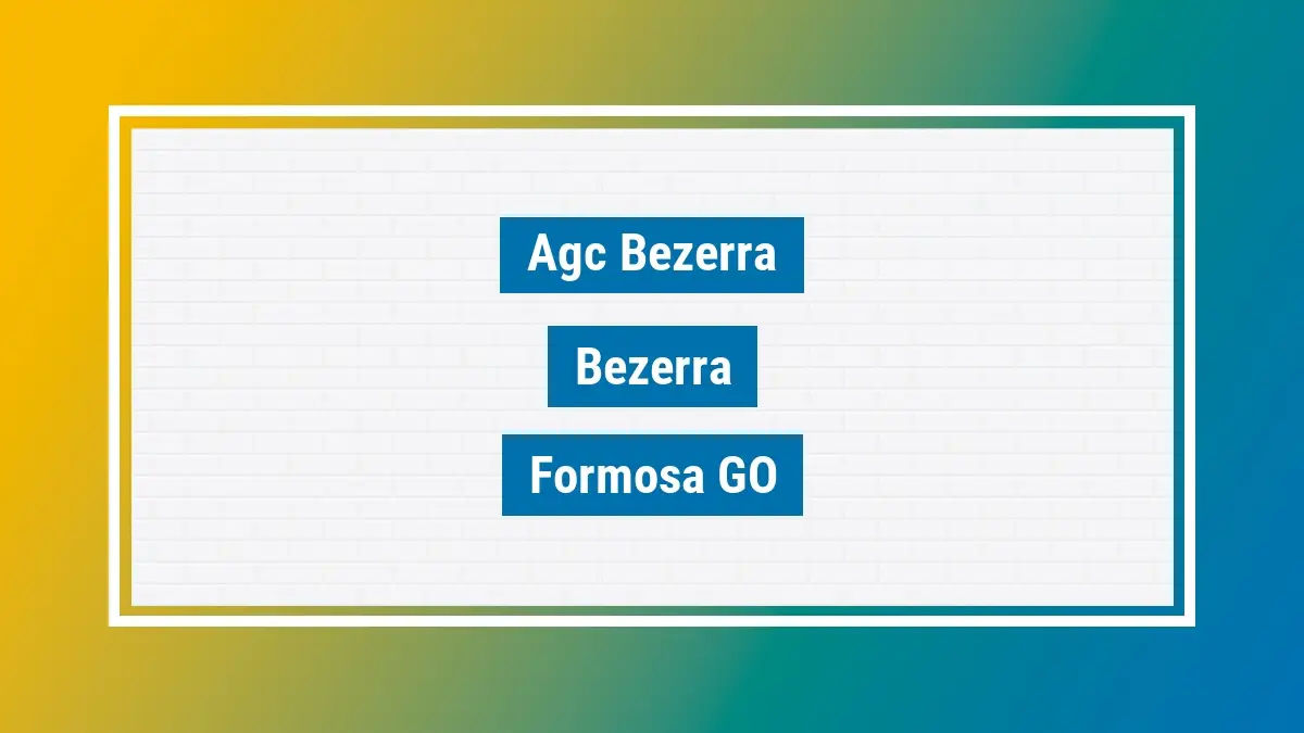 Imagem ilustrativa unidade de agência dos correios agc bezerra bezerra formosa go