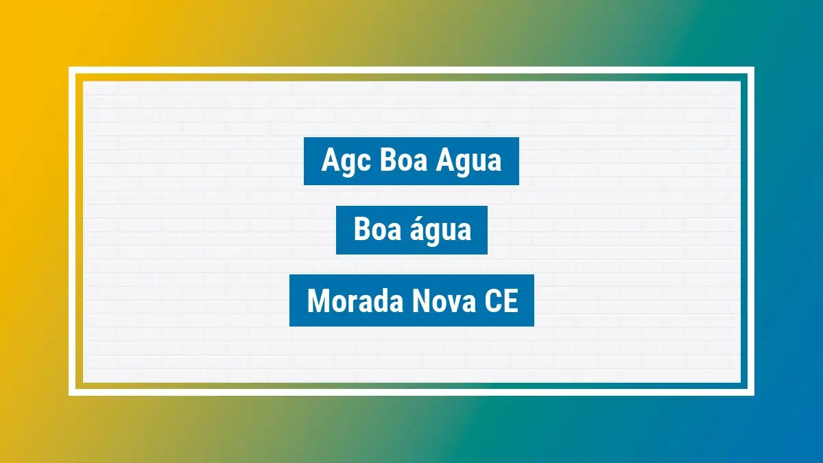 Imagem ilustrativa unidade de agência dos correios agc boa agua boa água morada nova ce