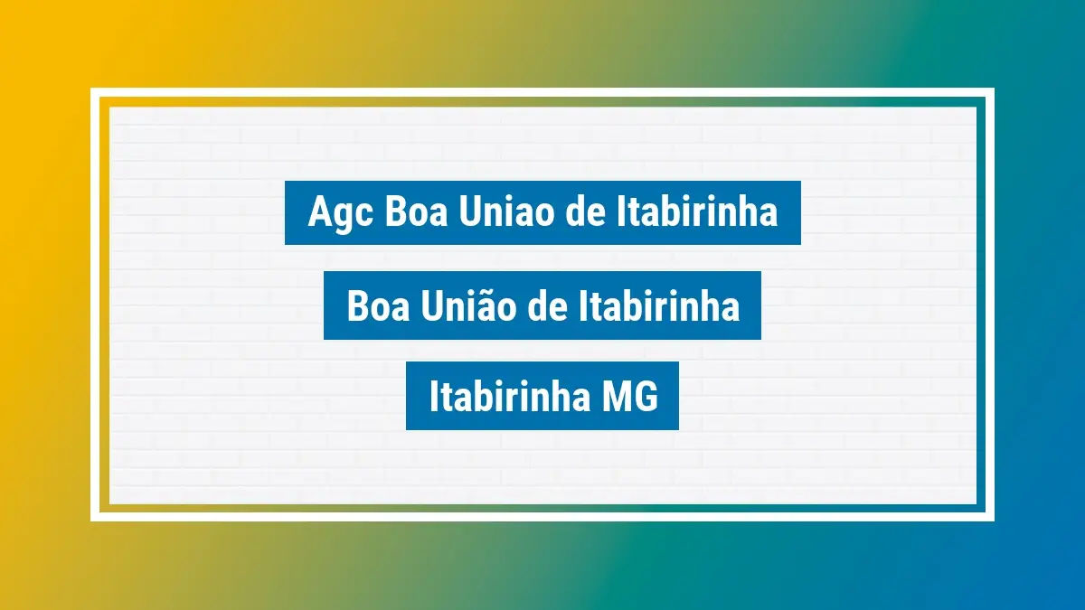 Imagem ilustrativa unidade de agência dos correios agc boa uniao de itabirinha boa união de itabirinha itabirinha mg