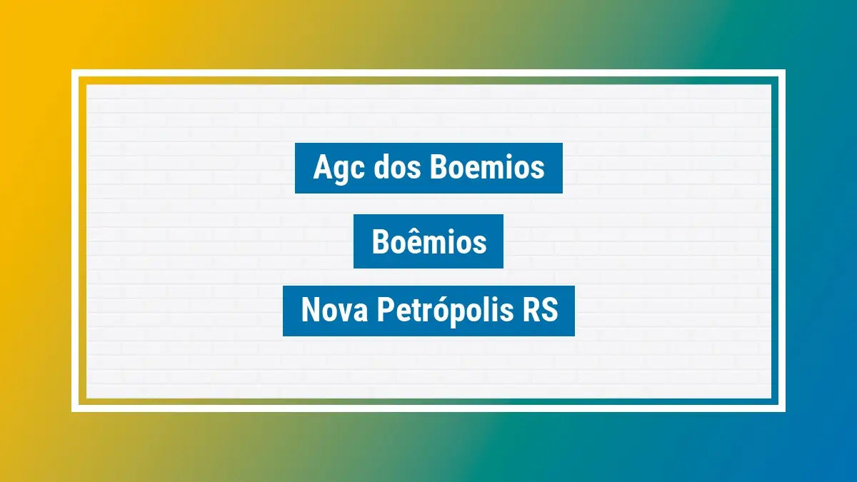 Imagem ilustrativa unidade de agência dos correios agc dos boemios boêmios nova petrópolis rs