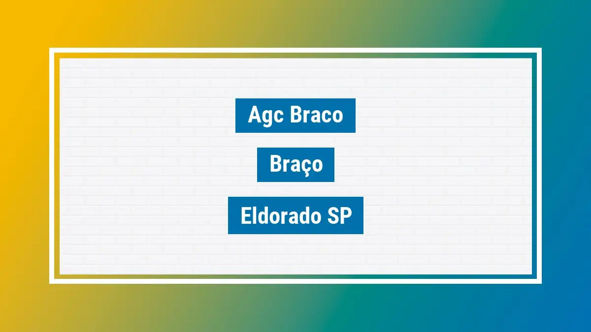 Imagem ilustrativa unidade de agência dos correios agc braco braço eldorado sp