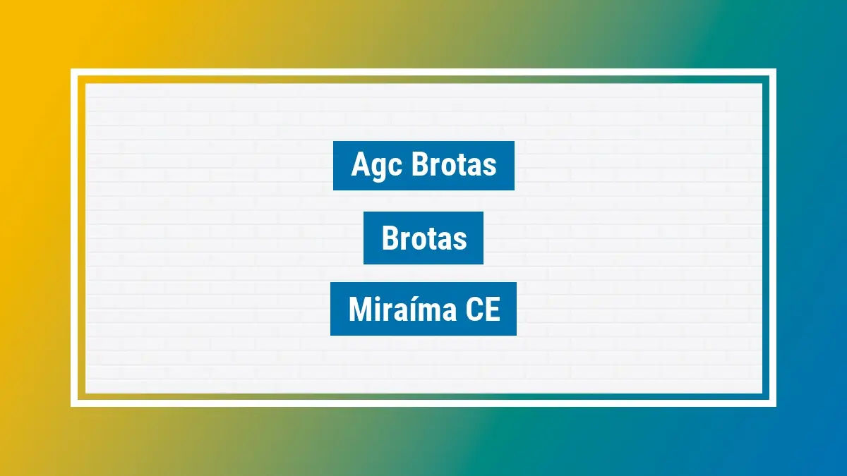 Imagem ilustrativa unidade de agência dos correios agc brotas brotas miraíma ce