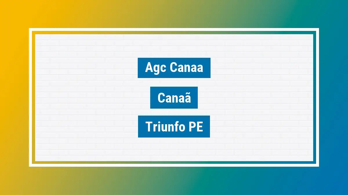 Imagem ilustrativa unidade de agência dos correios agc canaa canaã triunfo pe