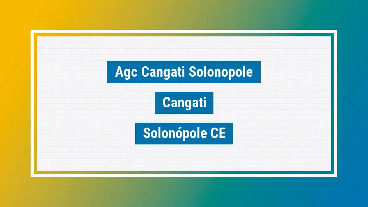 Imagem ilustrativa unidade de agência dos correios agc cangati solonopole cangati solonópole ce