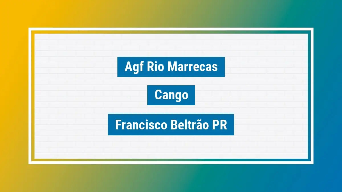 Imagem ilustrativa unidade de agência dos correios agf rio marrecas cango francisco beltrão pr