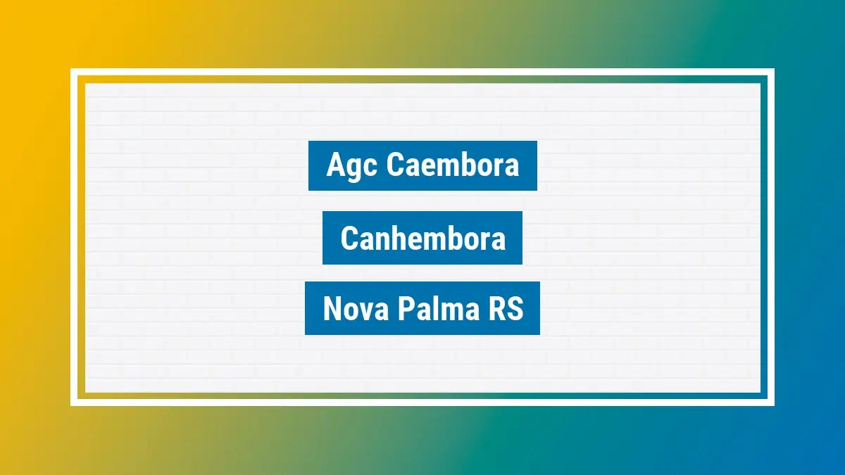 Imagem ilustrativa unidade de agência dos correios agc caembora canhembora nova palma rs