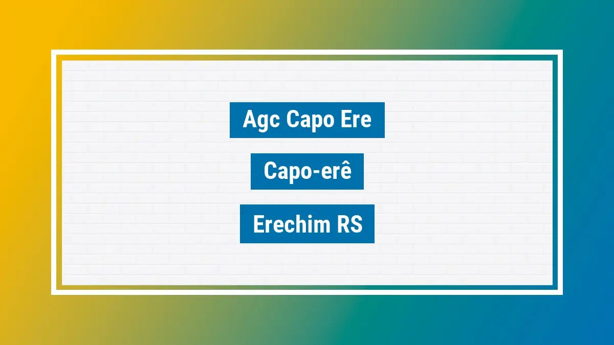Imagem ilustrativa unidade de agência dos correios agc capo ere capo-erê erechim rs