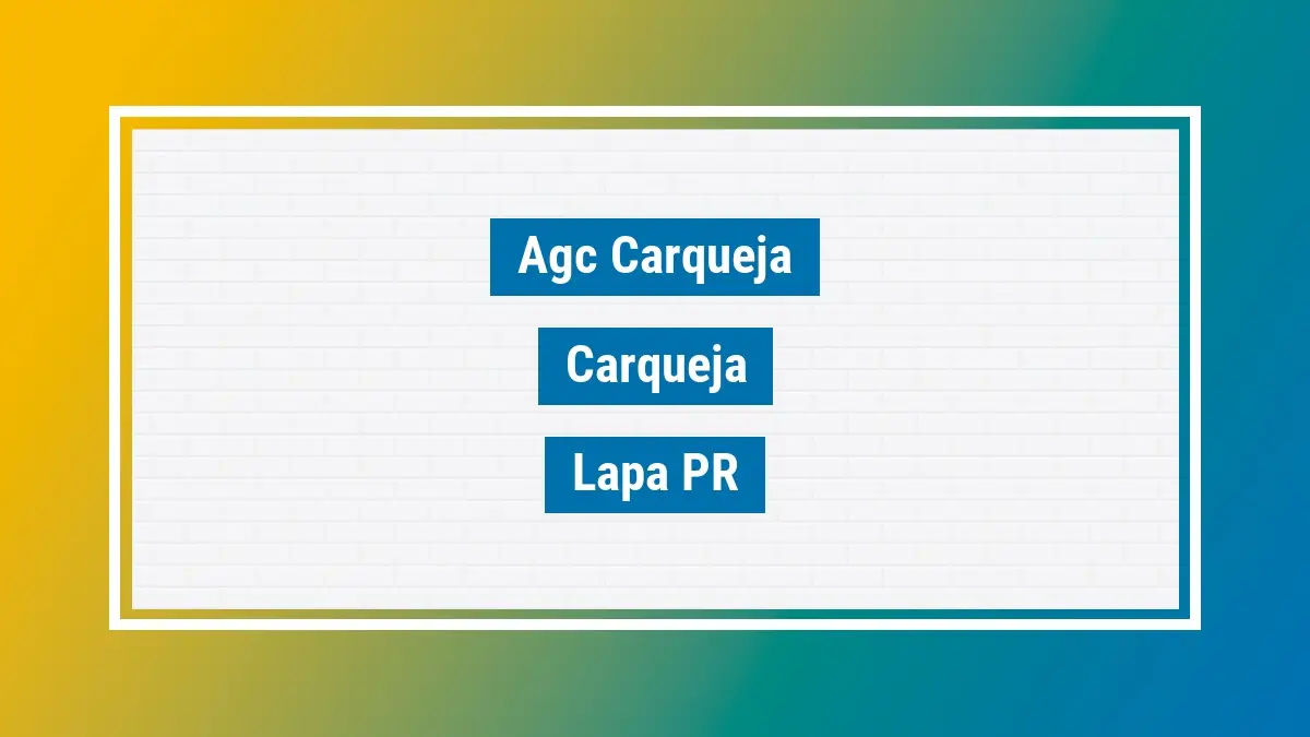 Imagem ilustrativa unidade de agência dos correios agc carqueja carqueja lapa pr