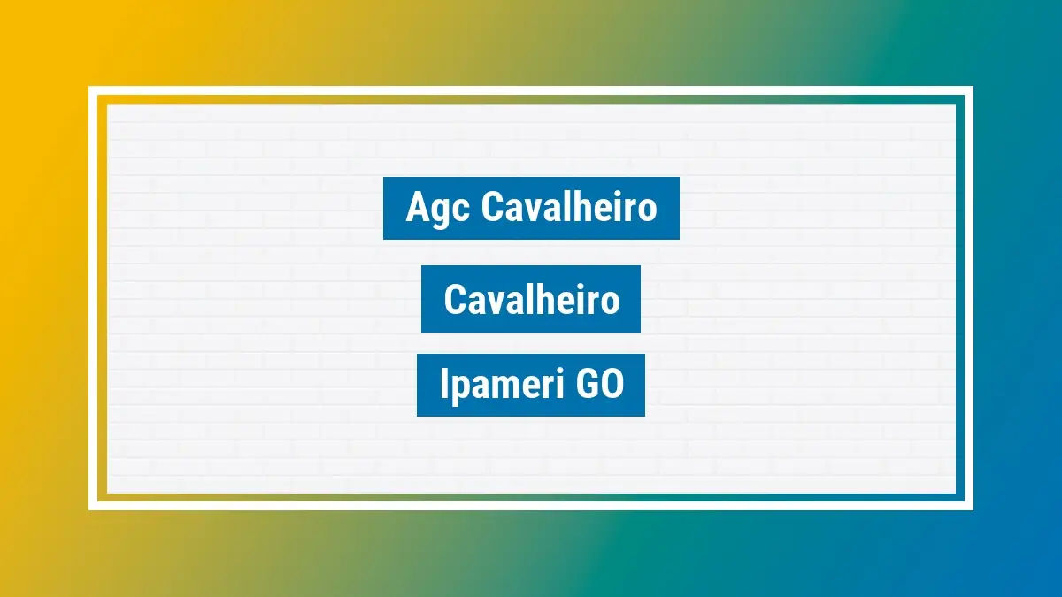 Imagem ilustrativa unidade de agência dos correios agc cavalheiro cavalheiro ipameri go