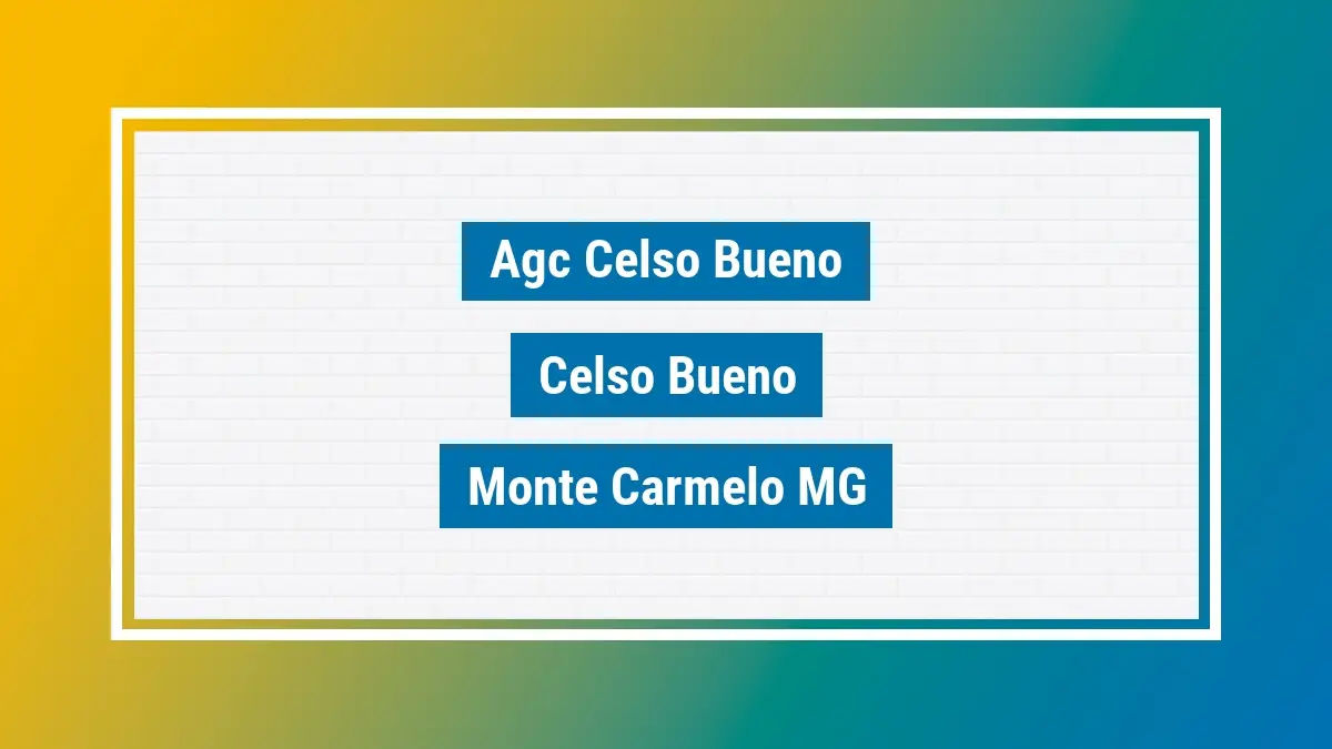 Imagem ilustrativa unidade de agência dos correios agc celso bueno celso bueno monte carmelo mg