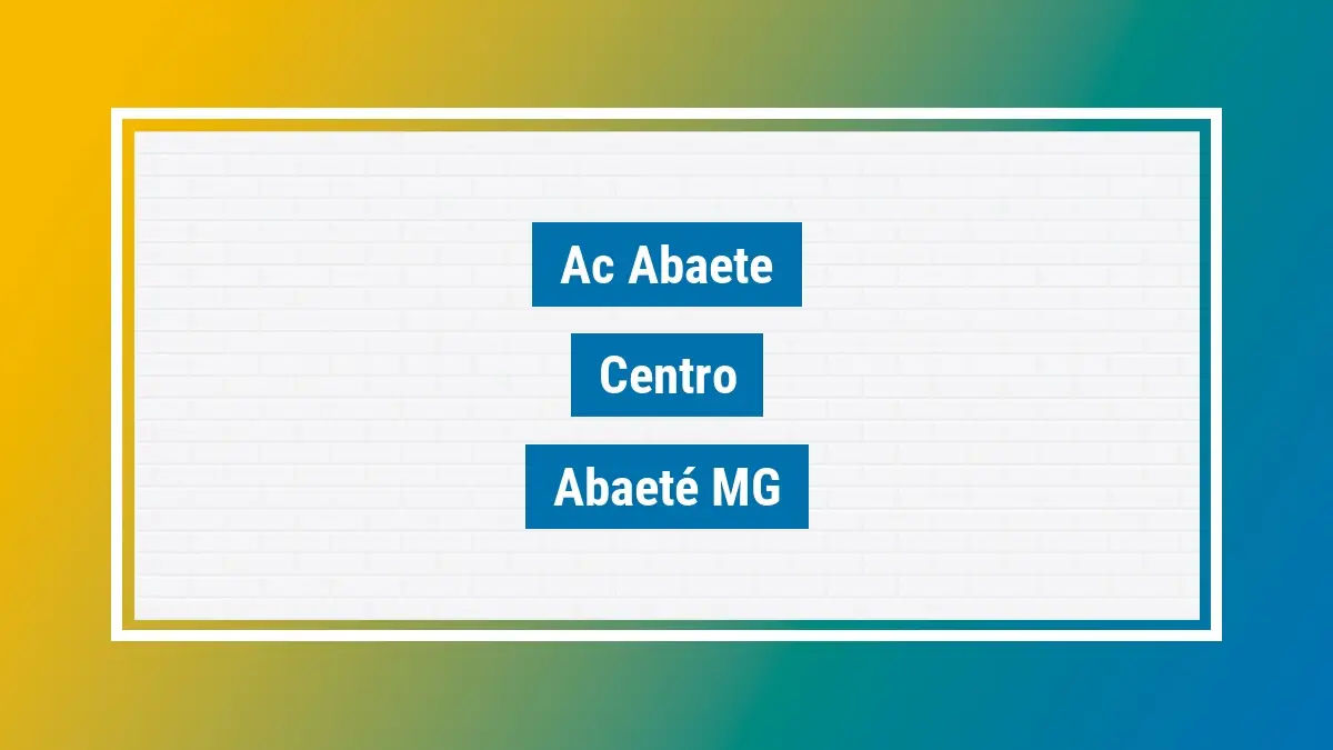 Imagem ilustrativa unidade de agência dos correios ac abaete centro abaeté mg
